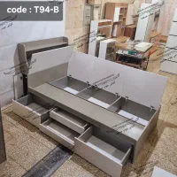 تخت یک نفره الماس چوب مسعود ( کد T94-B )