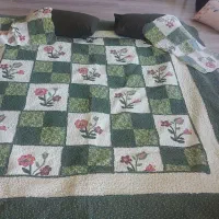 روتختی دونفره چهل تکه با روبالشی