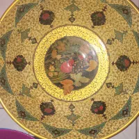قدح بزرگ قدیمی نقاشی ۱۰۰ ساله