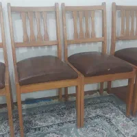 ۶عددصندلی چوبی خودرنگ زیبافروشی