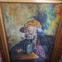 تابلو نقاشی رنگ و روعن روی بوم تخفیف