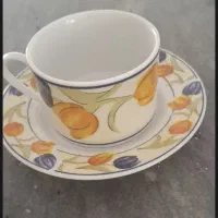 فنجان و نعلبکی چینی