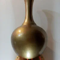 تنگ سفالی طلایی آنتیک