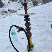 قلیان دوسیب چوب گردو