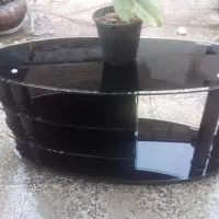 میزتلوزیون شیشه ای