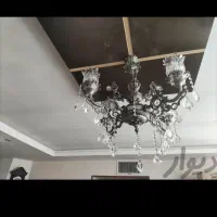 لوستر در حد نو ۴شاخه نقره ای