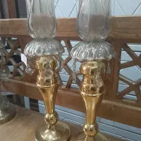 شمعدانی کلاسیک فلزی 2 شاخه (رجبی)