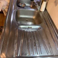 سینک دو لگنه رو کار
