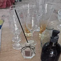 ۱۰ عدد ظرف شیشه ای