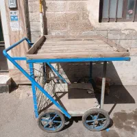 چهارچرخ دوطبقه میوه فروشی