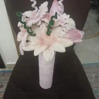 دسته گل و گلدان جاویدان