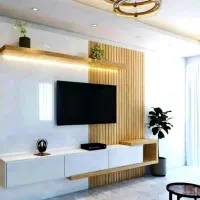 اینجاست مرکز میزتلویزیون تی وی وال ماربل شیت رشت