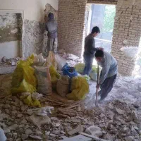 تخریب ساختمانی بارسازی باکارگر ابزار کامل