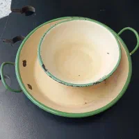 ظرف لعابی ،تابه و کاسه