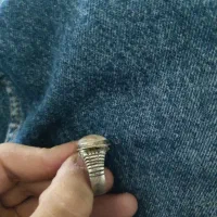 انگشتر نقره سنگ شفاف