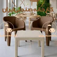 میز و صندلی پلاستیکی مدل ریواناهارخوری غذاخوری