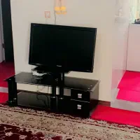 میز ال سی دی   شیشه ای