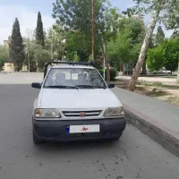 پراید وانت کم کار بدون رنگ