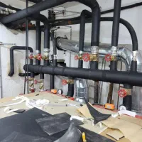 اجرا و تعمیر موتورخانه ( نصب دیگ مشعل و لوله کشی )