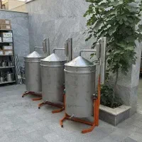 دستگاه گلاب گیر و تقطیر صنعتی  ۱۰۰۰ لیتری غرق آبی
