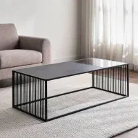 میز دکوراتیو ترکیب چوب و فلز