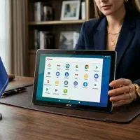 تبلت acer ایسر ده اینچ شارژدهی بالا اندروید خانگی