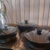 ست ۶ تکه قابلمه چدن