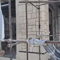 سنگ لاشه و مالون سفید مناسب دیوار چینی