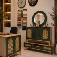 آینه.کنسول گنبدی