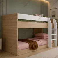 تخت خواب دو طبقه تمام ام دی اف