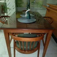 میز ناهار خوری ۴نفره و ومبل هشت نفره تمام تخت شو