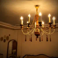 آویز /لوستر //روستیک/چوبی
