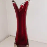 دوعددگلدان اصل کریستال سنگین وقدیمی