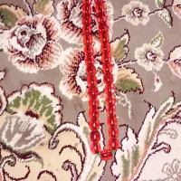 تسبیح سندلوس کهنه المانی شرابی اصل