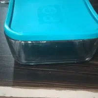 ظرف درب دارشیشه ای سایزبزرگ