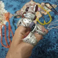 تسبیح و انگشتر نقره