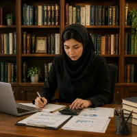 امور دفتری ، خانم