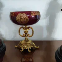 کریستال دکوری ورساچه گلدون کلدکیش تراش دست فوری