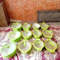 قابلمه سه سرویس استفاده شده جنس سرامیک