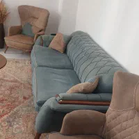 مبل هفت نفره به همراه میز ناهارخوری ۴ نفره