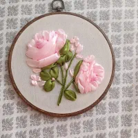 قاب دیواری ربان دوزی