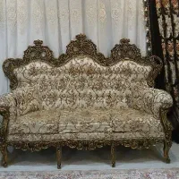 فروش مبل سلطنتی ۹ نفره بدون پارگی