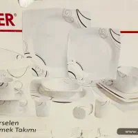 ظروف غذاخوری چینی ۸۵ پارچه برند شفر