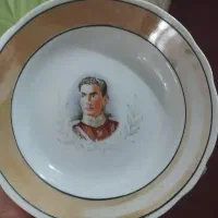 بشقاب قدیمی رضا شاه پهلوی