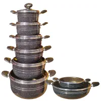 سرویس قابلمه و تابه 14 پارچه هلنا مدل 55410