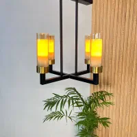 لوستر  مدرن چهار شعله مدل روژان