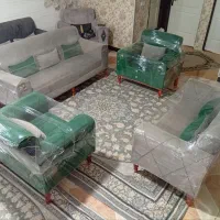 مبل 7نفره اسکارلت طوسی در حد نو