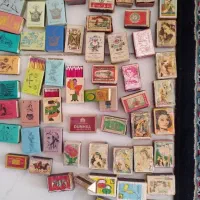 کبریت قدیمی جلد چوبی و پلاستیکی کلکسیونی