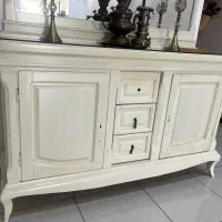 آیینه کنسول‌ چوب راش کاملا سالم و بی نقص وشیک
