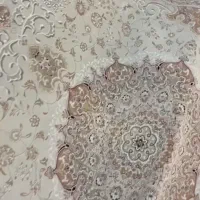 فرش ۱۲ متری کرمی خوش نقش